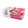Alsace Lait bibeleskaes fromage blanc sur lit de framboise 6.2%mg 4x125g