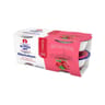 Alsace Lait bibeleskaes fromage blanc sur lit de framboise 6.2%mg 4x125g
