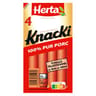 Herta knacki original saucisses 100% porc x4 140g