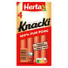 Herta knacki original saucisses 100% porc x4 140g