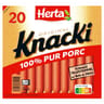 Herta knacki original 100% porc x20 700g