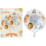 Ballons aluminium animaux x2
