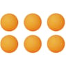Lot de 6 balles de tennis de table spacecourt oranges