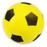 Ballon football duarig en mousse jaune