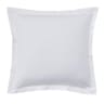 Taie d'oreiller 63x63 "uni 57 fils blanc"