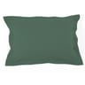 Taie d'oreiller uni vert foncé 57 fils 50x70cm