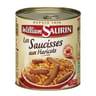 William saurin saucisses aux haricots - plat cuisiné 840g