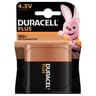 Duracell piles plus 100% 4.5v x1