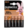 Duracell piles plus 100% aa x6 149g