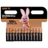 Duracell piles plus 100% aaa x12