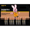 Duracell piles classiques AAAX10
