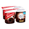 Sveltesse dessert ferme et fondant allégé saveur chocolat noir 4x125g