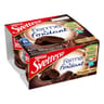 Sveltesse dessert ferme et fondant allégé saveur chocolat noir 4x125g