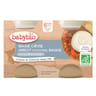 Babybio petits pots brassé chèvre abricot banane 2x130g