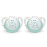 2 sucettes expert silicone 0-6 mois Nuk