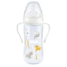 Biberon col large serenity+ poignées 300ml 6-18 mois flow control  - temperature control Nuk
