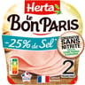 Herta le bon paris -25% sel sans nitrite 2 tranches 70g