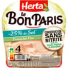 Herta le bon Paris -25% de sel sans nitrite 4 tranches fines 120g