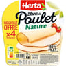 Herta blanc de poulet nature 4 tranches 120g