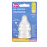 Lot de 2 tétines silicone col étroit +12 mois petit déjeuner Tigex