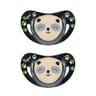 2 sucettes phosphorescentes silicone smart night panda +18 mois Tigex