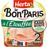 Herta le bon paris jambon à l'étouffé conversation sans nitrite 2 tranches 70g