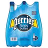 Perrier fines bulles eau minérale naturelle gazeuse 6x1L