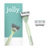 Jolly Rasoir vert - 2 recharges