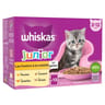 Whiskas Junior Pâtée pour chat sachets fraîcheur festins à la volaille en gelée 12x85g
