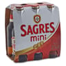 Sagres biere pack 6x25cl 5%vol