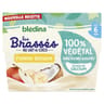 Bledina brassé banane 100% végétal au lait de coco 4x95g