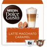 Nescafé Dolce Gusto latte macchiato caramel 8 capsules café + 8 capsules lait 145.60g