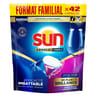 Sun pastilles lave-vaisselle absolu tout-en-un brillance x42 lavages 0.63kg