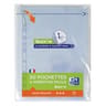 Oxford lot de 50 pochettes perforées easy insert a4 incolore