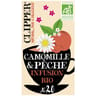 Clipper infusion camomille pêche 30g bio