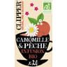 Clipper infusion camomille pêche 30g bio