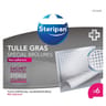 Steripan tulle gras spécial brûlures 5x5cm x6
