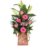 Composition elle - sac rose lys germini