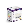Getic lot de 6 ampoules flemme filament equivalent 40w e 14 2700k 90g