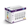 Gétic ampoule LED A60 smd équivalent 60W E27- 2700k lot de 6 174g