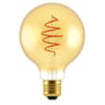 Ampoule deco led filament spirale forme sphere g95