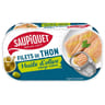 Saupiquet filets thon huile olive vierge extra 1/6 115g