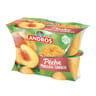 Andros dessert de pêches avec morceaux 4x100g