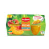 Del monte coupelle pèche s sucres ajoutés 4x62g