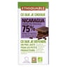 Ethiquable chocolat noir 75% cacao du Nicaragua bio 100g