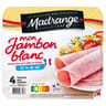 Madrange mon jambon blanc -25% de sel découenné dégraisse 4 tranches 160g