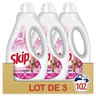 Skip lessive liquide touche de cajoline lot de 3 x 1.53l
