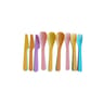 Couverts reutilisables couleurs ass x18