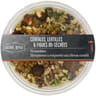 Céréales et lentilles figues noisettes houmous roquette 250g