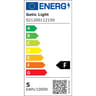 Getic ampoule LED sphérique equivalent 40W E27 blanc chaud 2700k 18g